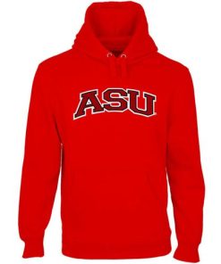 Arkansas State Red Wolves Arch Name Pullover Hoodie Scarlet