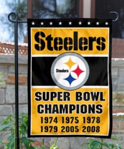 Pittsburgh Steelers Double-Sided Garden Flag 001 (Pls Check Description For Details)
