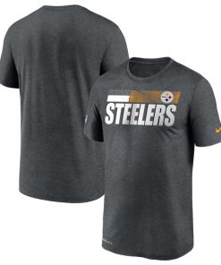 Men's Pittsburgh Steelers 2020 Grey Sideline Impact Legend Performance NFL T-Shirt