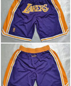 Men's Los Angeles Lakers Purple Shorts (Run Small)