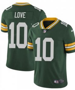 Youth Green Bay Packers #10 Jordan Love Green Vapor Untouchable Stitched Jersey