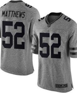 Nike Packers #52 Clay Matthews Gray Men's Stitched NFL Limited Gridiron Gray Jersey