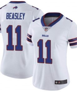 Women's Buffalo Bills #11 Cole Beasley White Vapor Untouchable Limited Stitched NFL Jersey(Run Small)