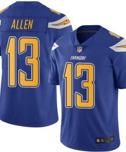 Nike Chargers #13 Keenan Allen Electric Blue Men's Stitched NFL Limited Rush Jersey
