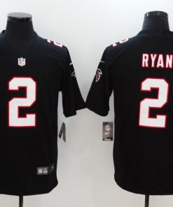 Men's Falcons #2 Matt Ryan Black Vapor Untouchable Player Limited Jersey
