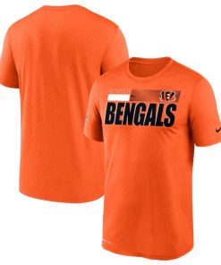Men's Cincinnati Bengals 2020 Orange Sideline Impact Legend Performance T-Shirt