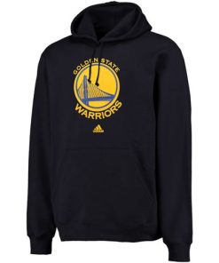 Adidas Golden State Warriors Logo Pullover Hoodie Sweatshirt Navy