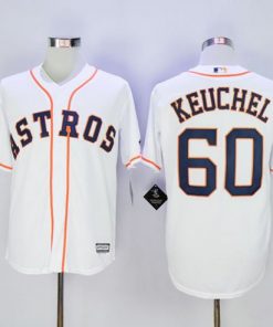 Astros #60 Dallas Keuchel New White Cool Base Stitched MLB Jersey