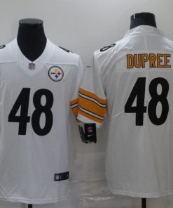 Men's Pittsburgh Steelers #48 Bud Dupree White Vapor Untouchable Limited Stitched NFL Jersey