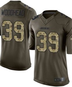 Nike Chargers #39 Danny Woodhead Green Men's Stitched NFL Limited Salute to Service Jersey