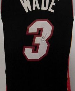 Revolution 30 Autographed Heat #3 Dwyane Wade Black Stitched NBA Jersey