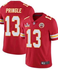 Men's Kansas City Chiefs #13 Byron Pringle Red 2021 Super Bowl LV Limited Stitched NFL Jersey