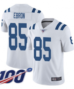 Men's Indianapolis Colts #85 Eric Ebron White 2019 100th Season Vapor Untouchable Limited Stitched NFL Jersey