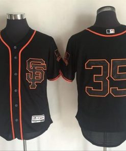 Giants #35 Brandon Crawford Black Flexbase Authentic Collection Alternate Stitched MLB Jersey