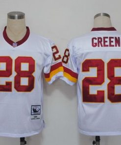 Mitchell And Ness Redskins #28 Darrell Green White Stitched NFL Jersey