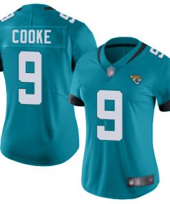 Women's Jaguars #9 Logan Cooke Teal  Vapor Untouchable Limited Stitched NFL Jersey