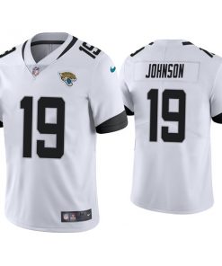 Men's Jacksonville Jaguars #19 Terry Godwin White Vapor Untouchable Limited Stitched Jersey