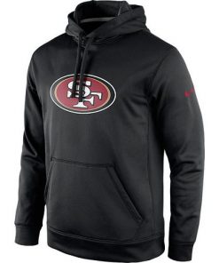 Men's San Francisco 49ers Nike Black KO Logo Essential Pullover Hoodie
