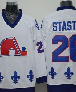 Nordiques #26 Peter Stastny White CCM Throwback Stitched NHL Jersey