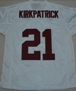 Crimson Tide #21 Dre Kirkpatrick White Stitched NCAA Jersey