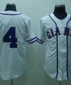 Mitchell and Ness Giants #4 Mel Ott Stitched White Throwback MLB Jersey