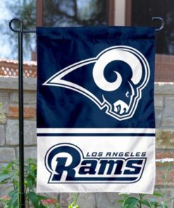 Los Angeles Rams Double-Sided Garden Flag 001 (Pls Check Description For Details)