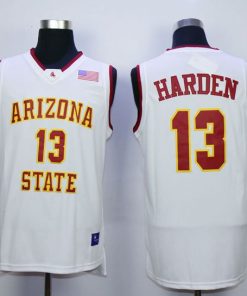 Sun Devils #13 James Harden White Stitched NCAA Basketball Jersey