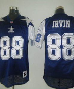 Mitchell & Ness Cowboys #88 Michael Irvin Blue/White Stitched Throwback NFL Jersey