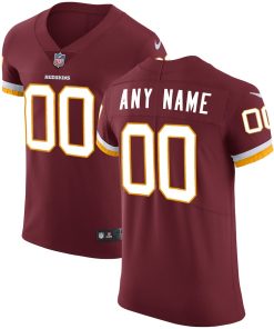 Men's Washington Redskins  Burgundy Vapor Untouchable Custom Elite Stitched NFL Jersey
