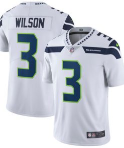 Men's Seattle Seahawks #3 Russell Wilson Nike White Vapor Untouchable Limited Stitched NFL Jersey
