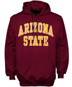 Arizona State Sun Devils Bold Arch Hoodie Maroon