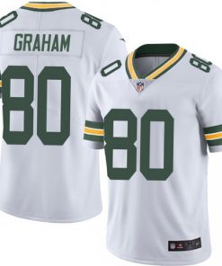 Men's  Green Bay Packers #80 Jimmy Graham White Vapor Untouchable Limited Stitched NFL Jersey