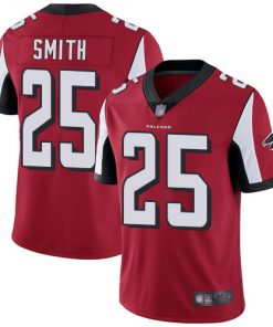 Men's Atlanta Falcons #25 Ito Smith Red Vapor Untouchable Limited Stitched NFL Jersey