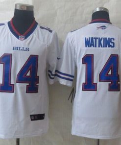 Nike Bills #14 Sammy Watkins White Men's Stitched NFL New Limited Jersey