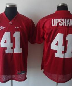 Crimson Tide #41 Courtney Upshaw Red Stitched NCAA Jersey