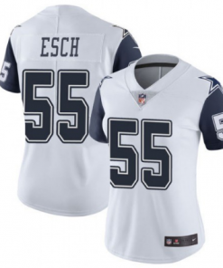 Women's Cowboys #55 Leighton Vander Esch White Vapor Untouchable Limited Stitced NFL Jersey