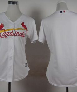 Cardinals Blank White Women's Fashion Stitched MLB Jersey