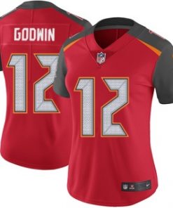 Women's Tampa Bay Buccaneers #12 Chris Godwin Red Vapor Untouchable Limited Stitched NFL Jersey(Run Small)