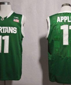 Spartans #11 Keith Appling Green Basketball Stitched NCAA Jersey