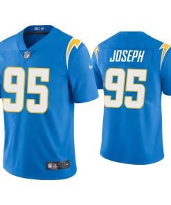 Men's Los Angeles Chargers #95 Linval Joseph 2020 Blue Vapor Untouchable Limited Stitched Jersey