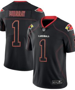 Men's Arizona Cardinals #1 Kyler Murray Black Lights Out NFL Limited Stitched NFL Jersey