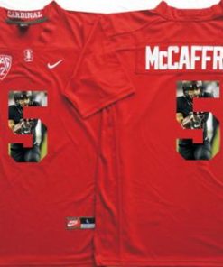 Cardinal #5 Christian McCaffrey Red Player Fashion Stitched NCAA Jersey