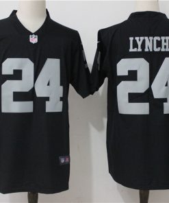 Men¡¯s Oakland Raiders #24 Marshawn Lynch Black Vapor Untouchable Limited Stitched NFL Jersey