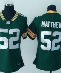 Women's Nike Green Bay Packers #52 Clay Matthews Green Vapor Untouchable Limited Stitched NFL Jersey