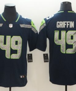 Men's Seahawks #49 Shaquem Griffin Navy Vapor Untouchable Limited Stitched NFL Jersey