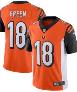 Men's Cincinnati Bengals #18 A.J. Green Nike Orange Vapor Untouchable Limited Stitched NFL Jersey