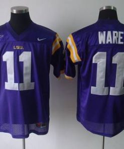 LSU Tigers #11 Spencer Ware Purple Stitched NCAA Jersey