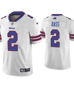 Men's Buffalo Bills #2 Tyler Bass White Vapor Untouchable Limited Stitched Jersey