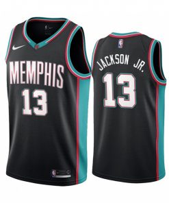 Men's Memphis Grizzlies #13 Jaren Jackson Jr. Black Stitched NBA Jersey