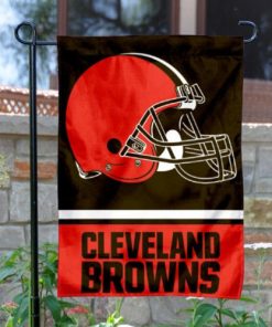 Cleveland Browns Double-Sided Garden Flag 001 (Pls Check Description For Details)